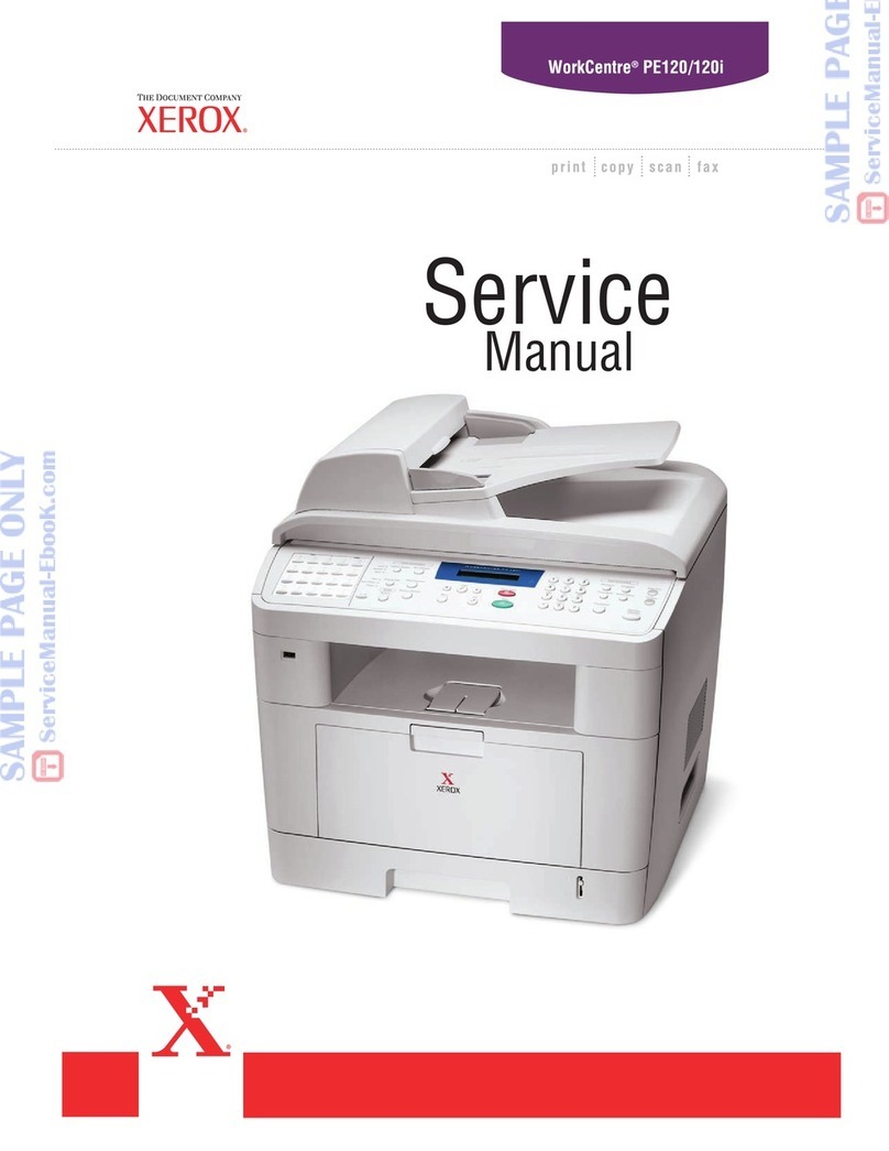 Xerox WorkCentre PE120 User manual