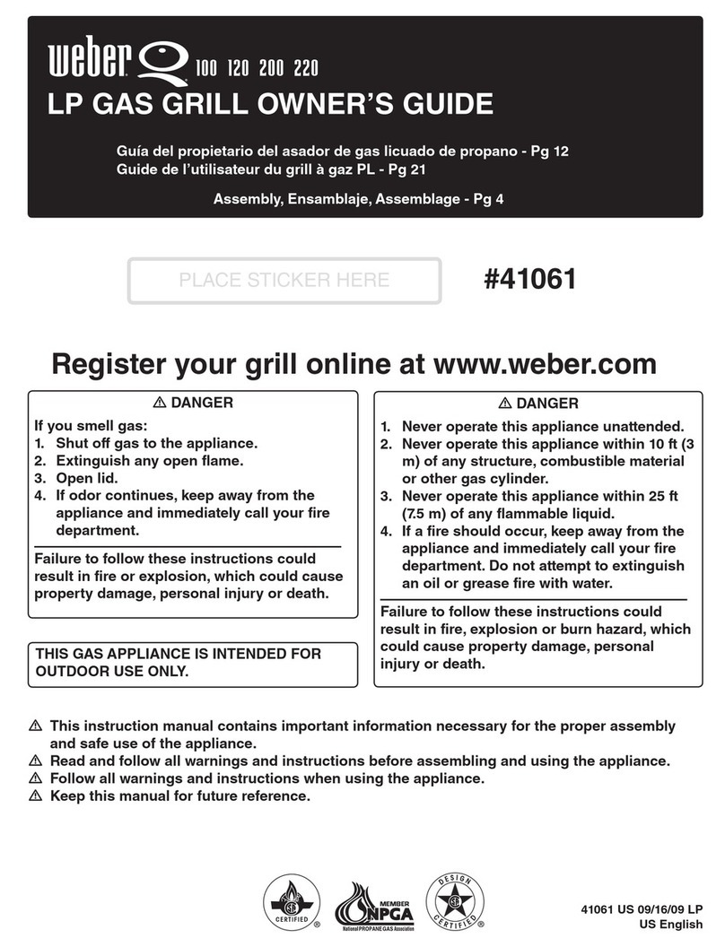 Weber 41061 User manual