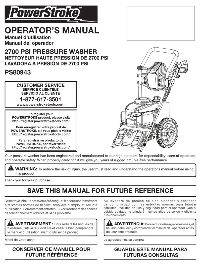 Power Stroke PS80943 Operator's manual
