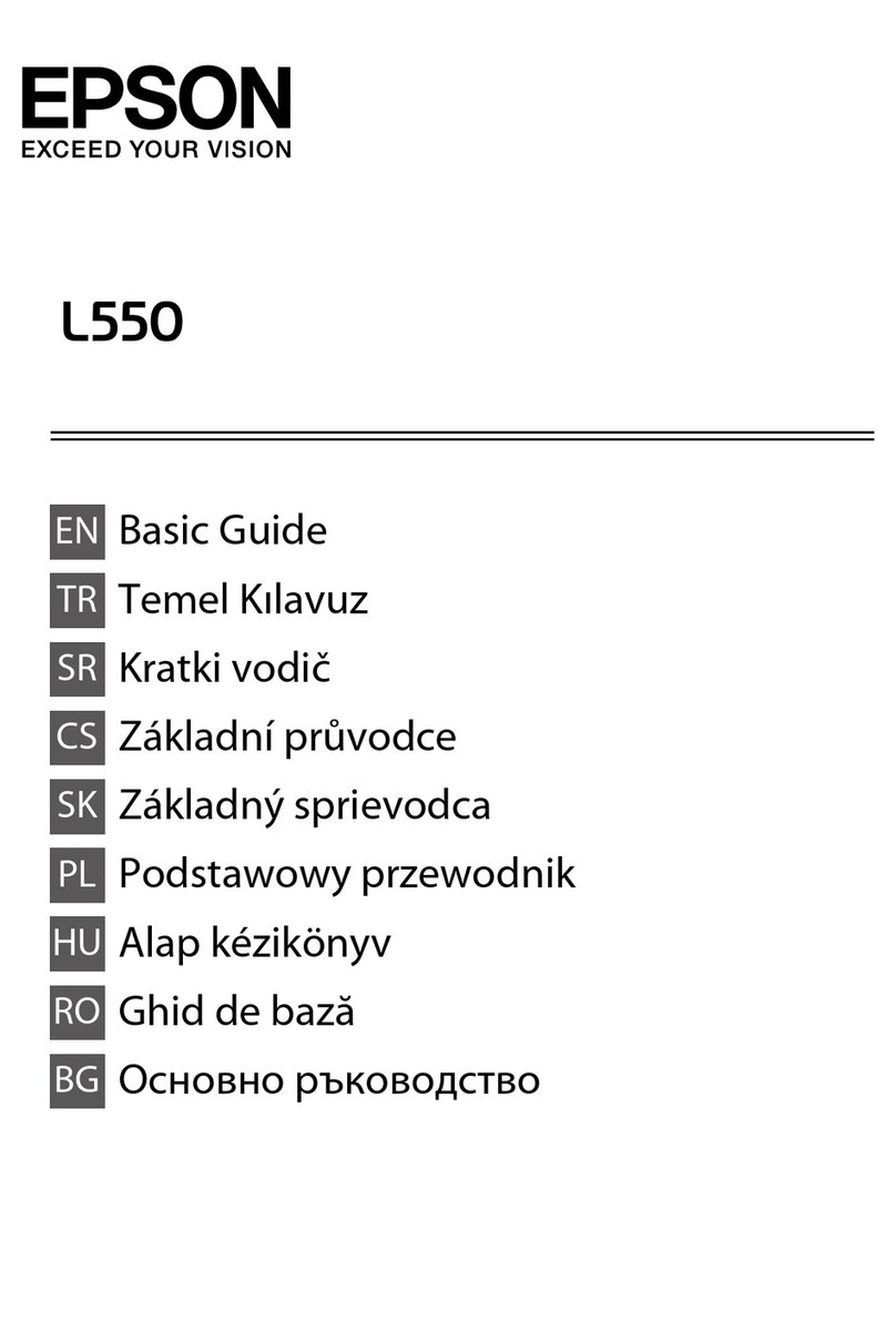 Epson L550 User guide