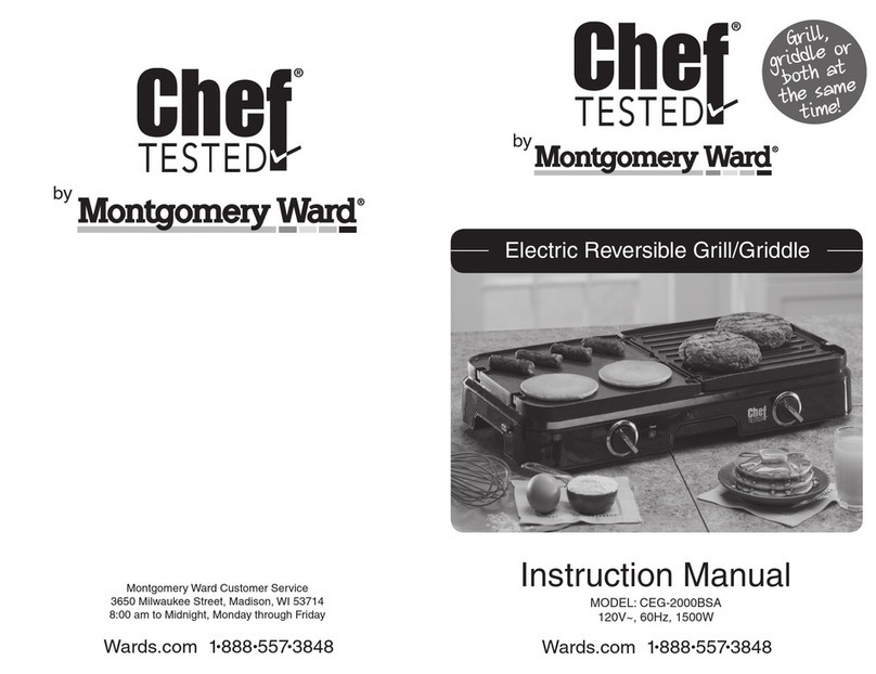 Chef Tested CEG-2000BSA User manual