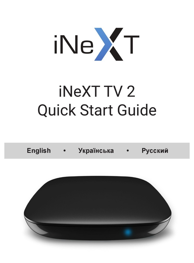 iNeXT TV 2 quick start guide