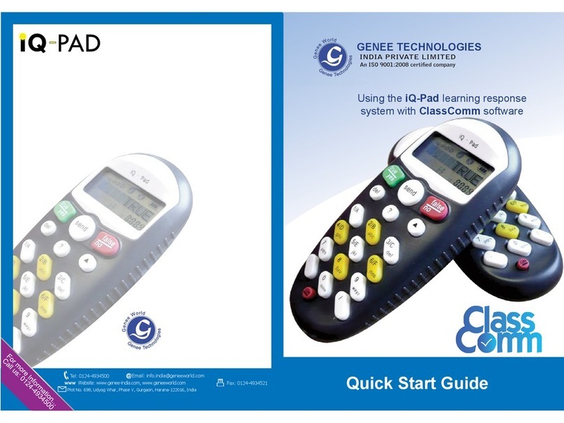 Genee World iQ-Pad quick start guide