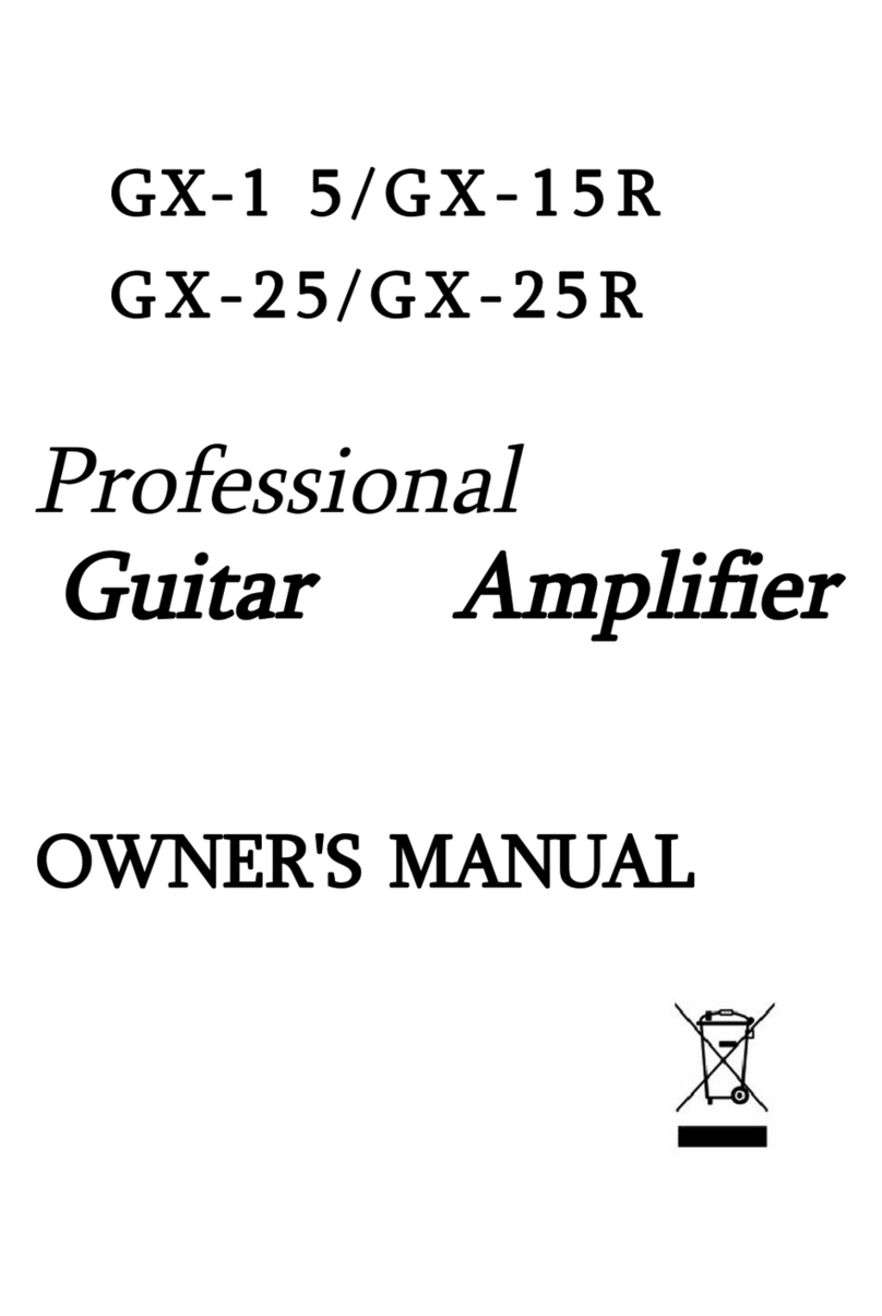 Invasion GX-1 5 owner's manual