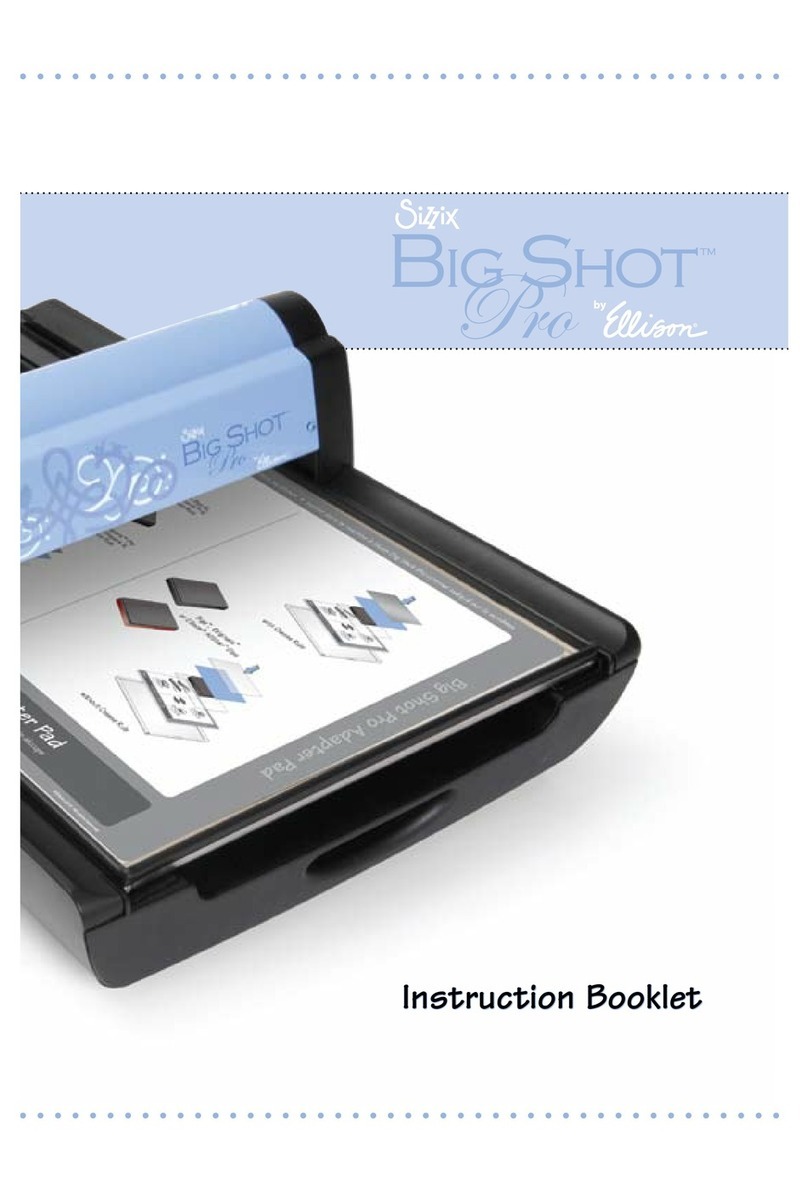 SIZZIX 660425 User manual SIZZIX 660425 User manual