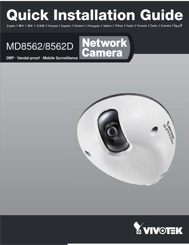 Vivotek MD8562 User manual