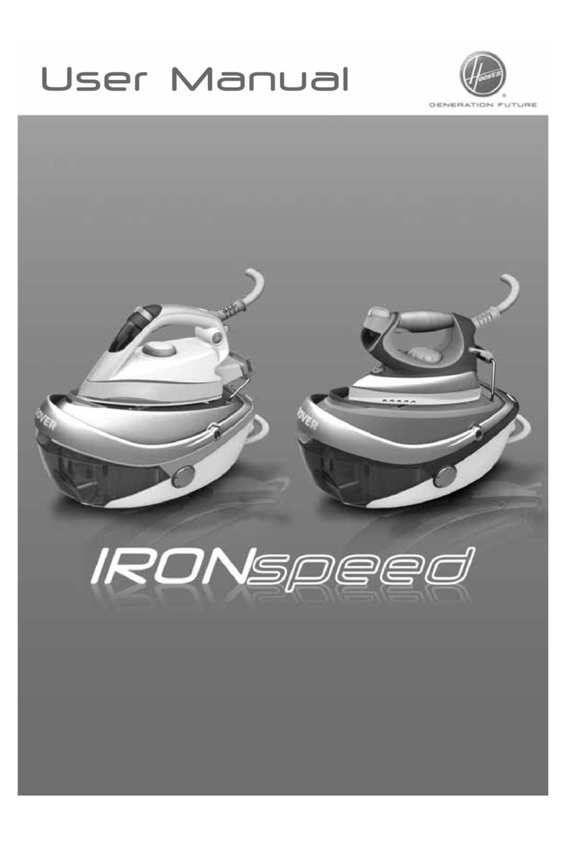Hoover IRONSPEED SRD 4110 User manual
