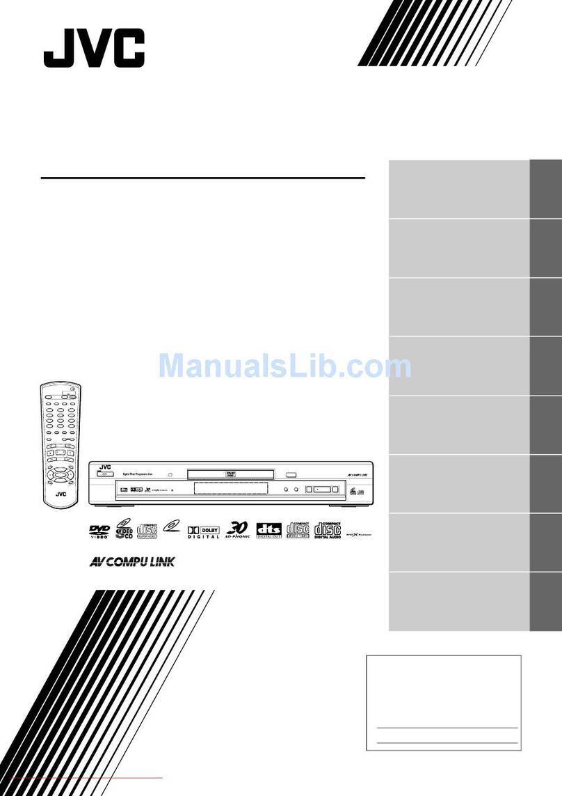 JVC XV-S60BK User manual
