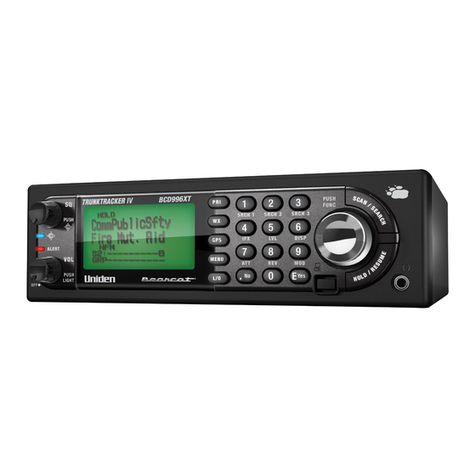 Uniden BCD996XT User manual