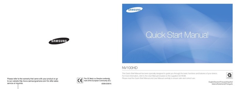 Samsung NV100HD Instruction manual Samsung NV100HD Instruction manual