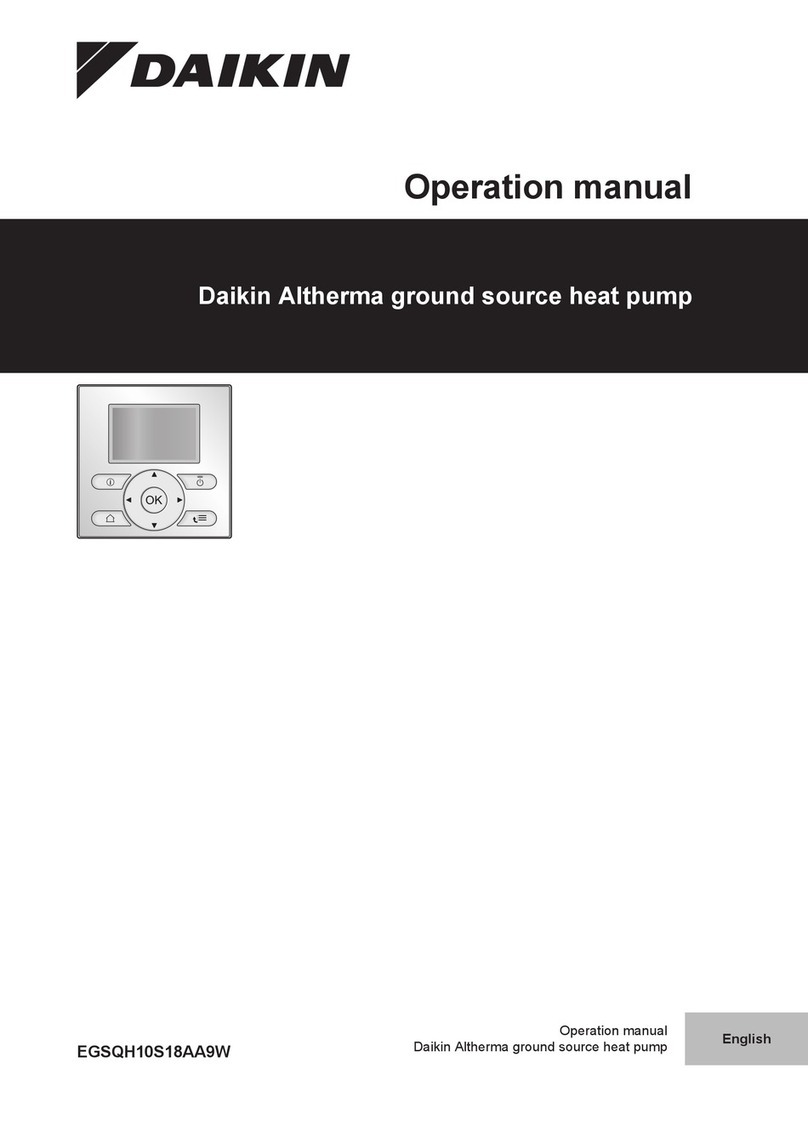 Daikin EGSQH10S18AA9W Operation manual