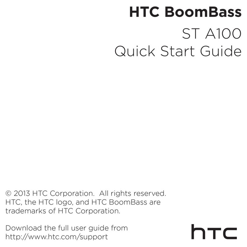 HTC BoomBass ST A100 quick start guide