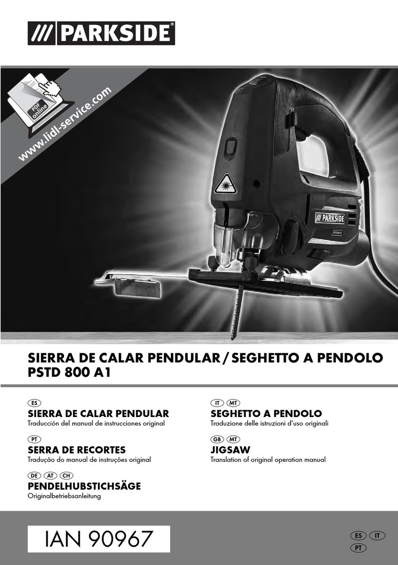 Parkside PSTD 800 A1 original operation manual