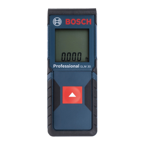 Bosch GLM 30 Professional User manual