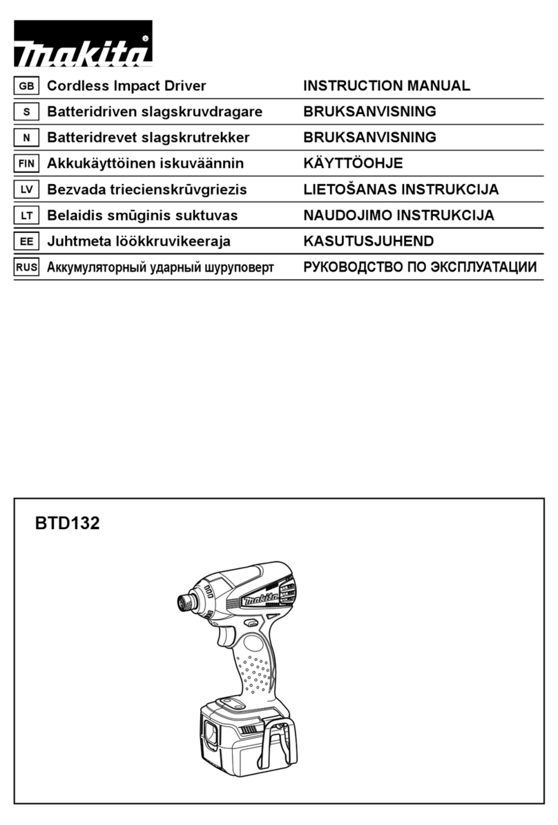 Makita BTD132 User manual