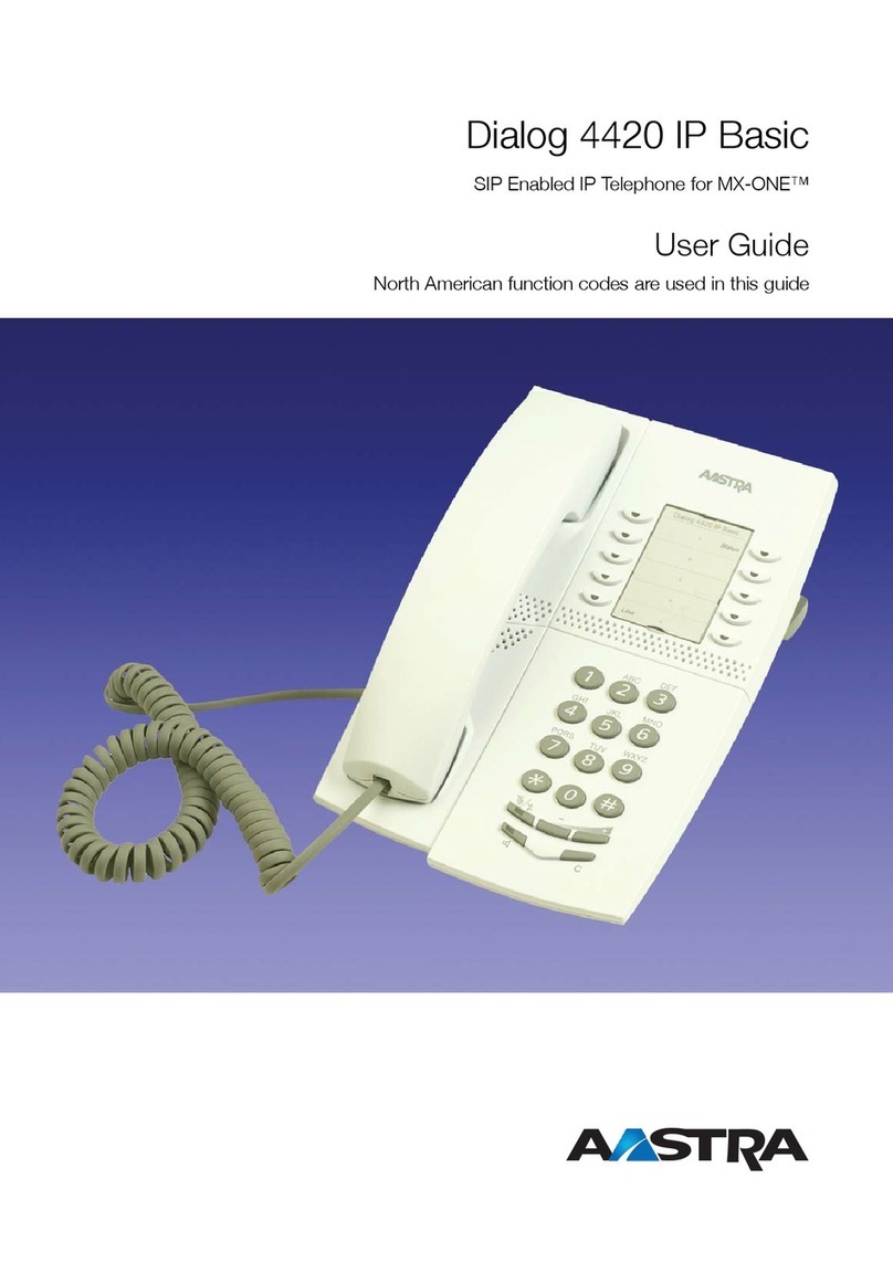 Aastra Dialog 4420 IP Basic User manual