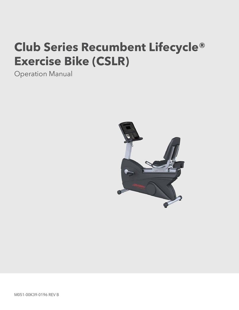 Lifecycle Club Series Operation manual
