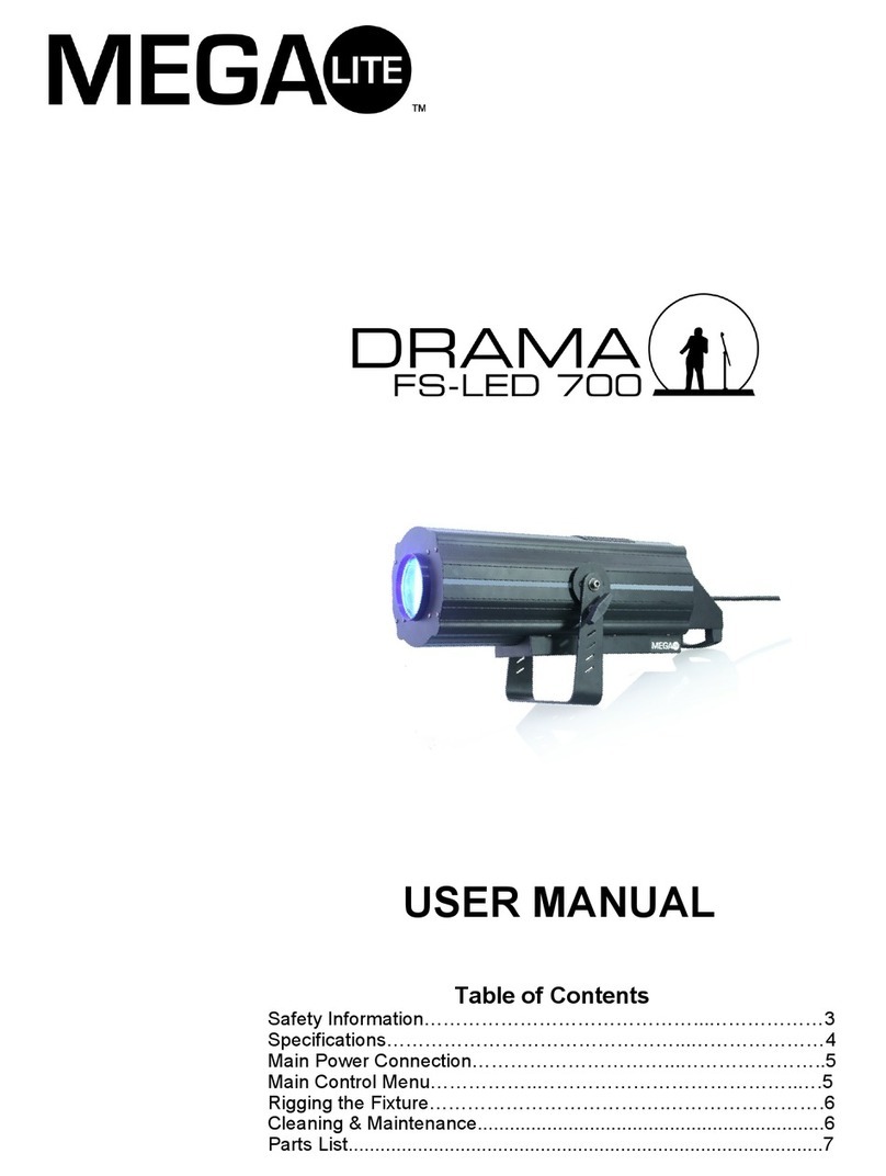MegaLite Drama FS-LED 700 user manual