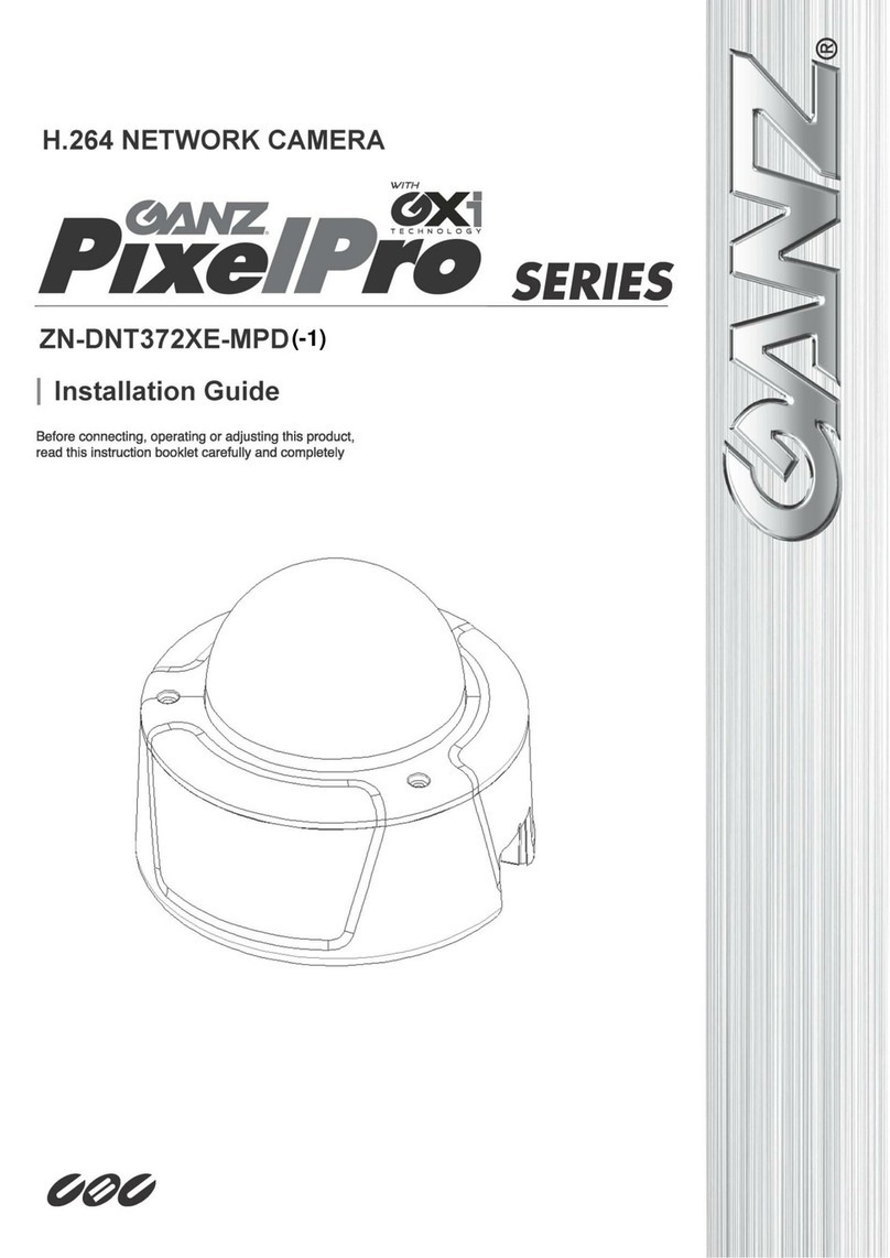 Ganz PIXELPRO SERIES installation guide