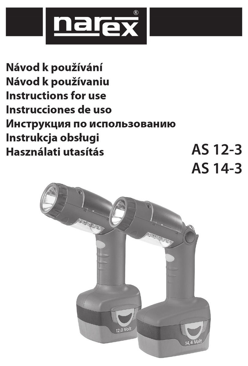 Narex AS 12-3 User manual