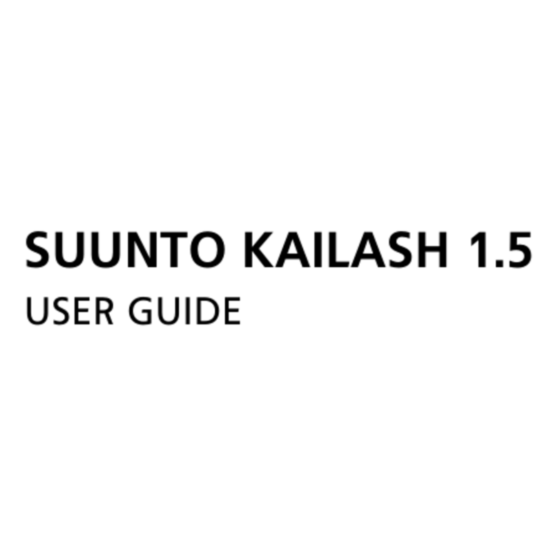Suunto Kailash 1.5 user guide
