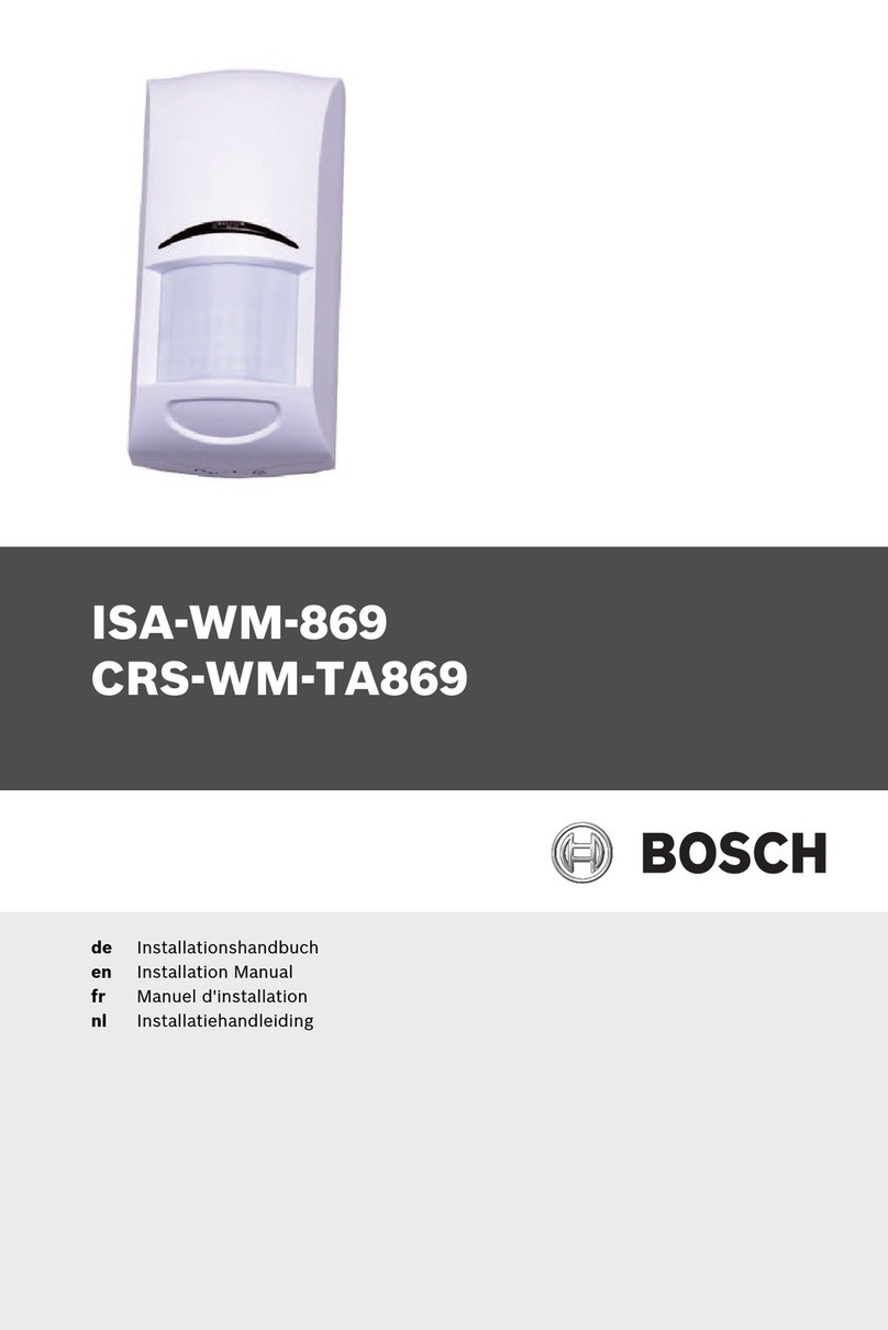 Bosch ISA-WM-869 User manual