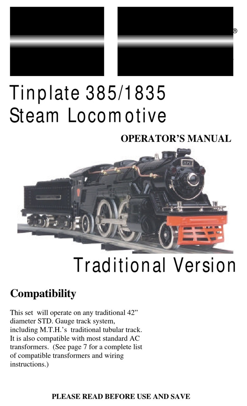 M.T.H. Tinplate 385 Operator's manual M.T.H. Tinplate 385 Operator's manual