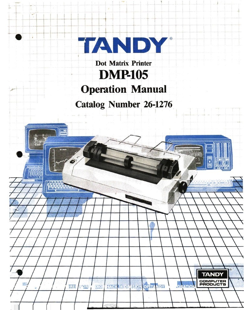 Tandy DMP-I05 User manual