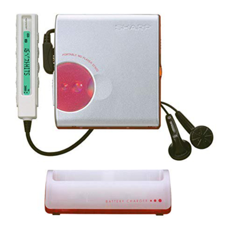 Sharp MD-ST500 User manual Sharp MD-ST500 User manual