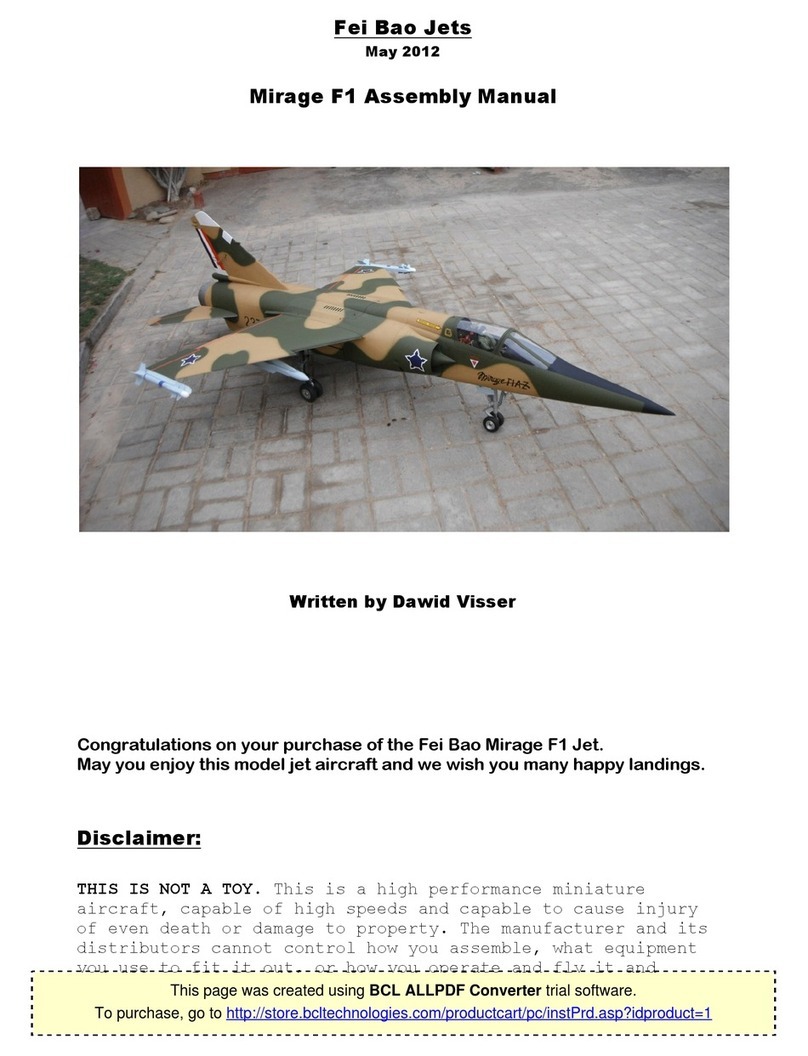 Fei Bao Mirage F1 Assembly manual
