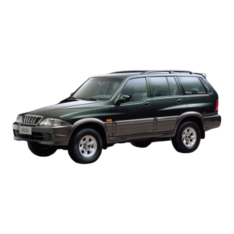 SSANGYONG 2005 MUSSO SPORT User manual SSANGYONG 2005 MUSSO SPORT User manual