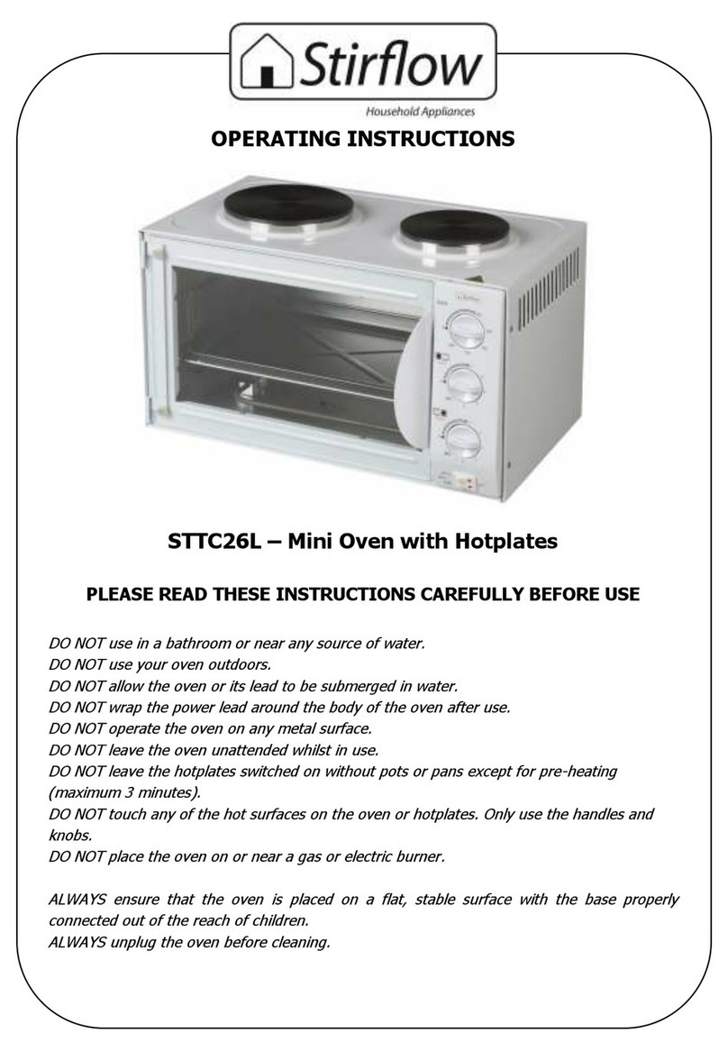 Stirflow STTC26L operating instructions