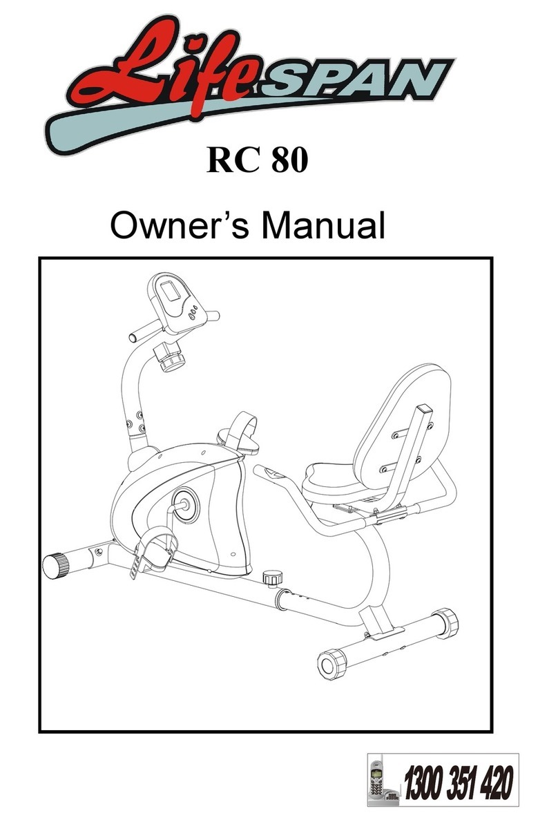 Life Span RC 80 User manual