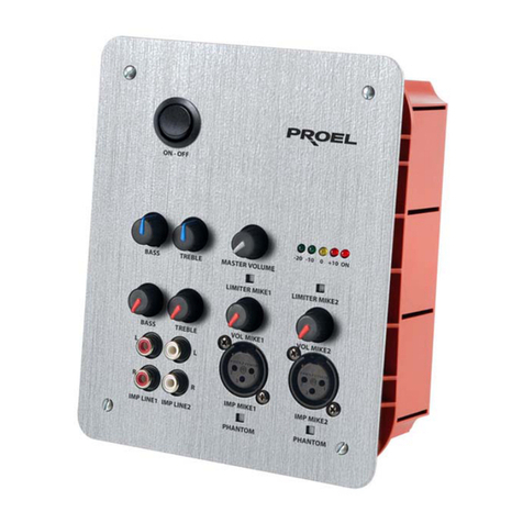 PROEL PREW user manual
