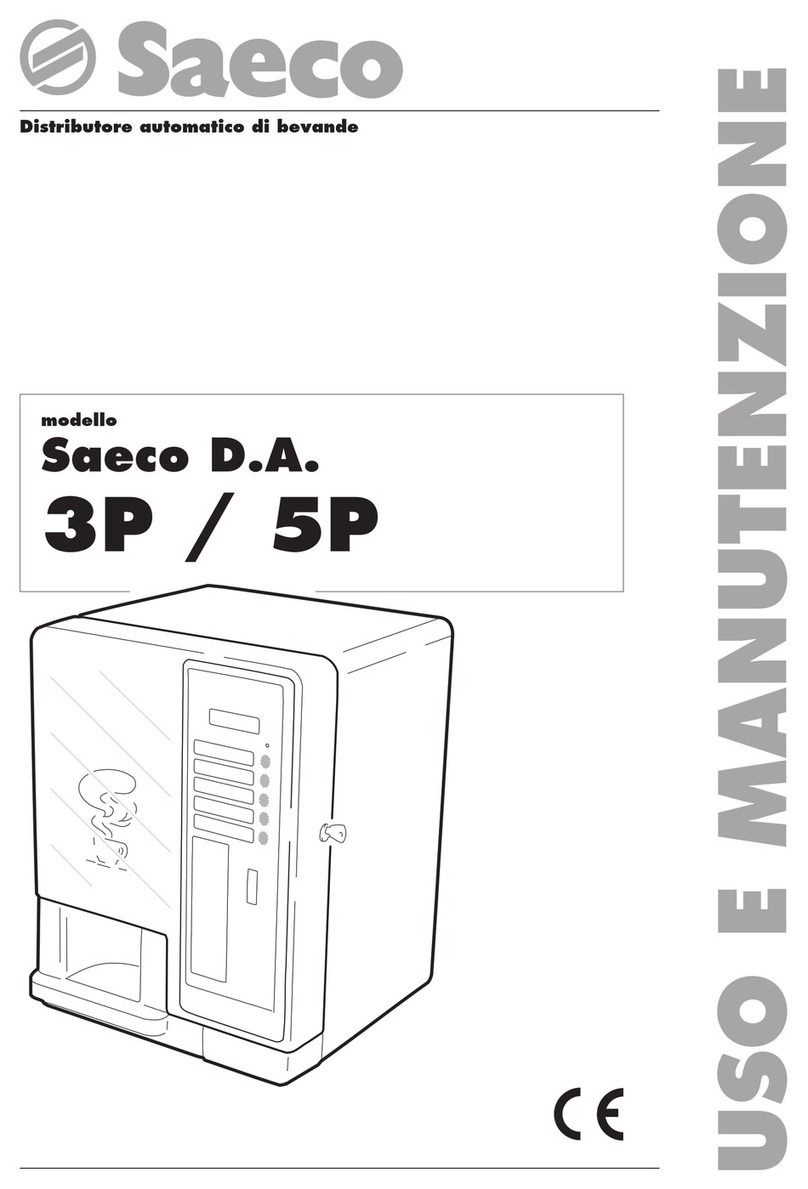 Saeco 5P Instruction and maintenance manual