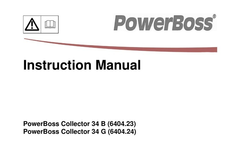 PowerBoss Collector 34 G instruction manual