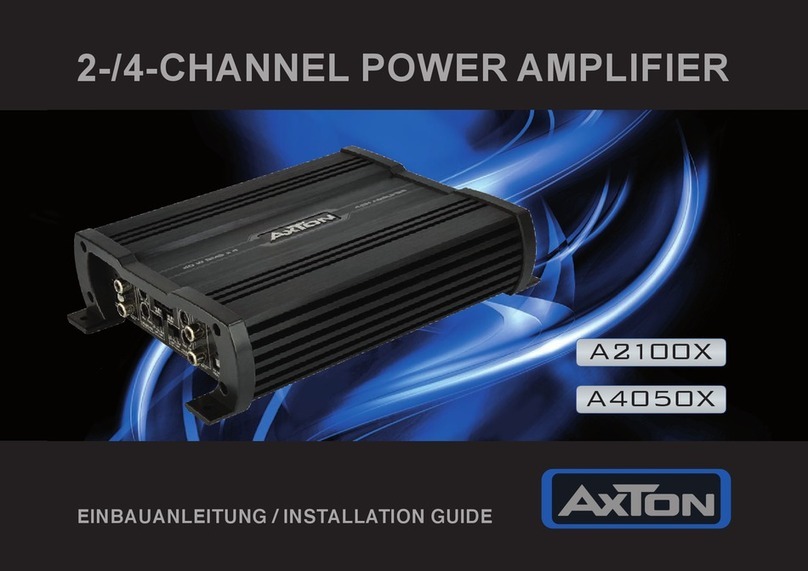 AXTON A2100X installation guide
