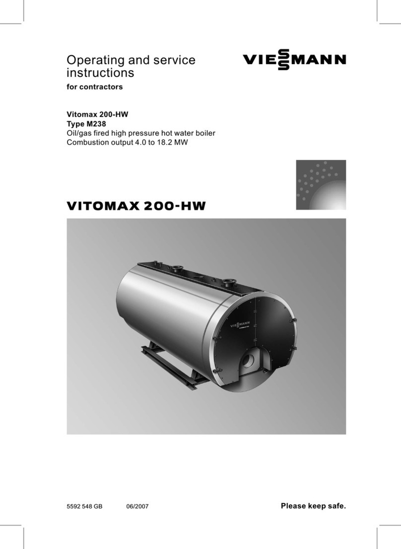 Viessmann VITOMAX 200-HW Operating and service instructions