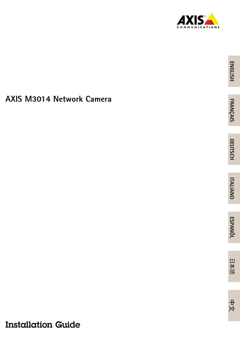 Axis M3014 installation guide