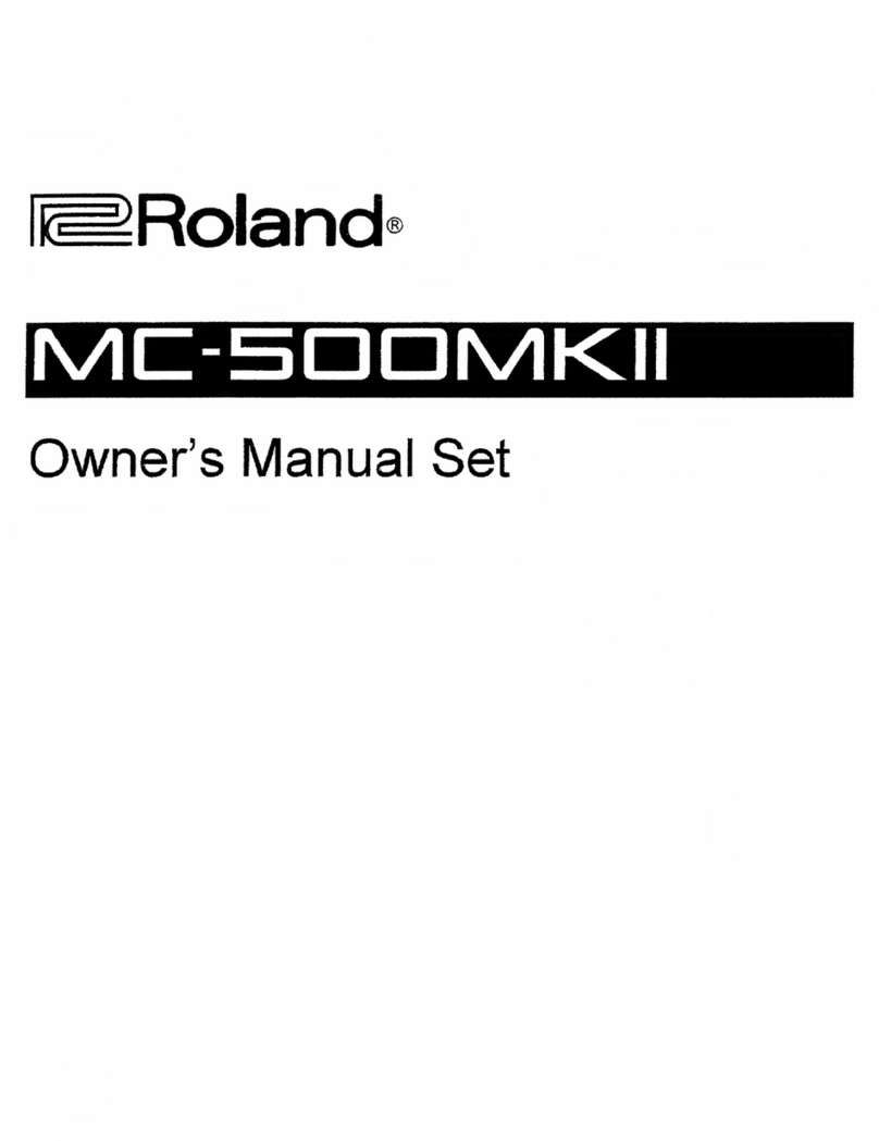 Roland MC-5DDMKII User manual