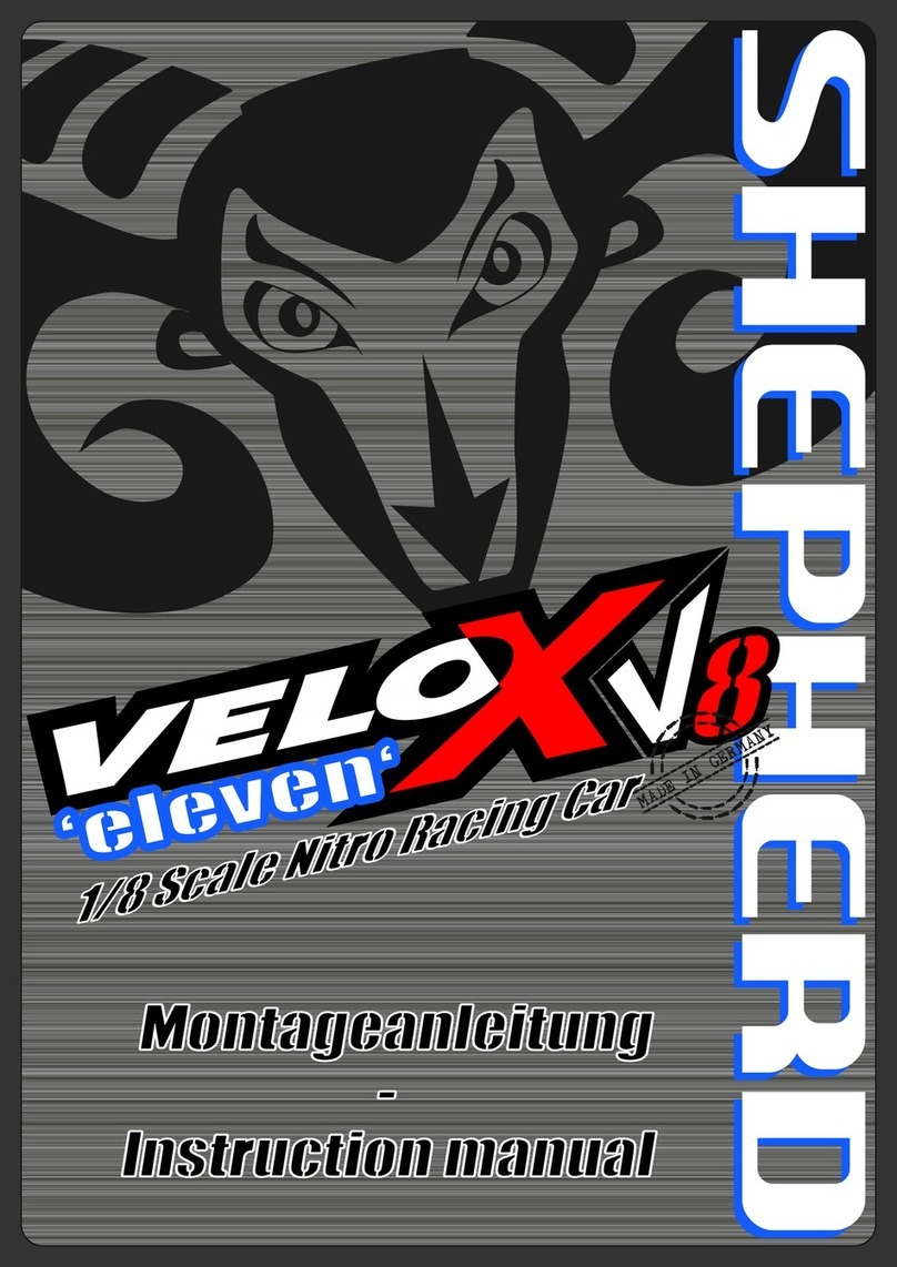 Shepherd Velo X V8 instruction manual