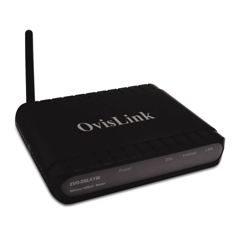 Ovislink EVO-DSL SERIES Quick installation guide