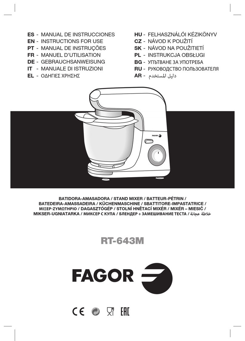 Fagor RT-643M User manual