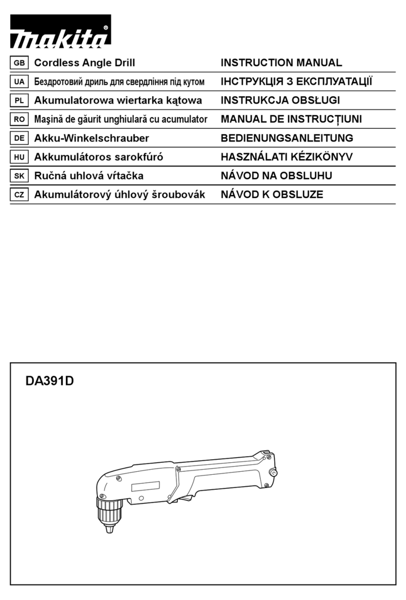 Makita DA391D User manual Makita DA391D User manual