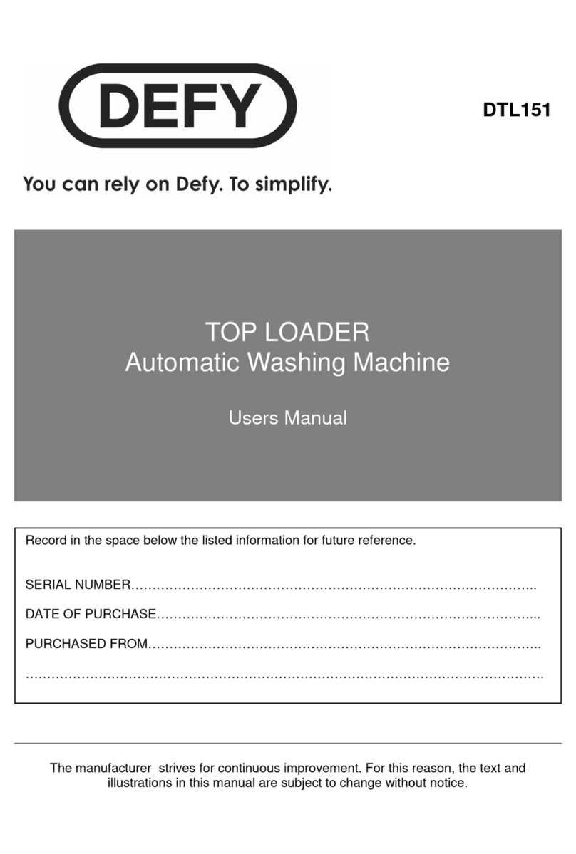 Defy DTL151 User manual