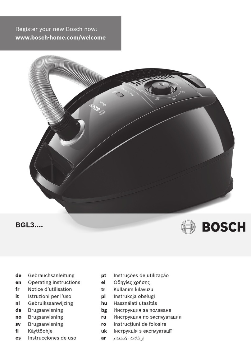 Bosch BGL3 series User manual
