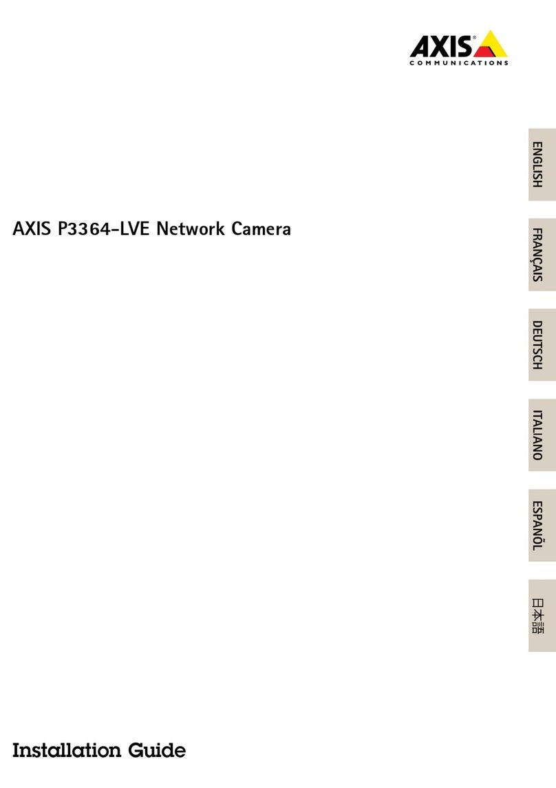 Axis P3364-LVE User manual