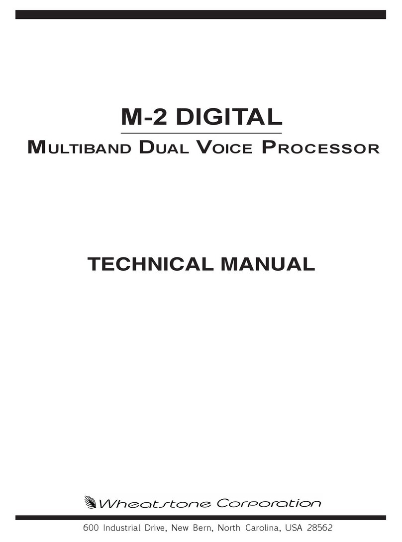 Wheatstone M-2 quick start guide