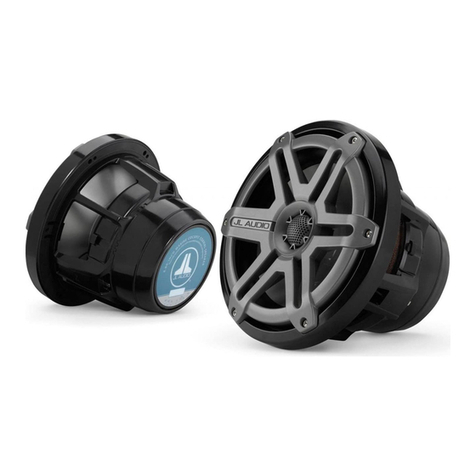 JL Audio M880-CCX-SG (LED) User manual