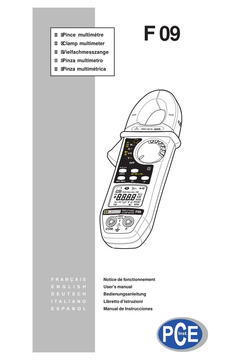 PCE Instruments F09 user manual
